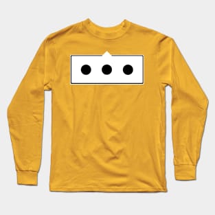 Speech Bubble - Ellipses - White Long Sleeve T-Shirt